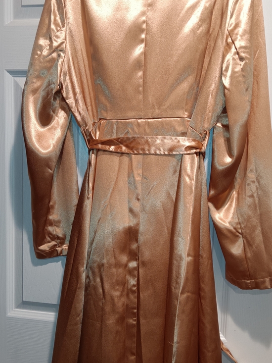SHEIN Dresses & Skirts - SHEIN Satin Midi Dress in Color Gold